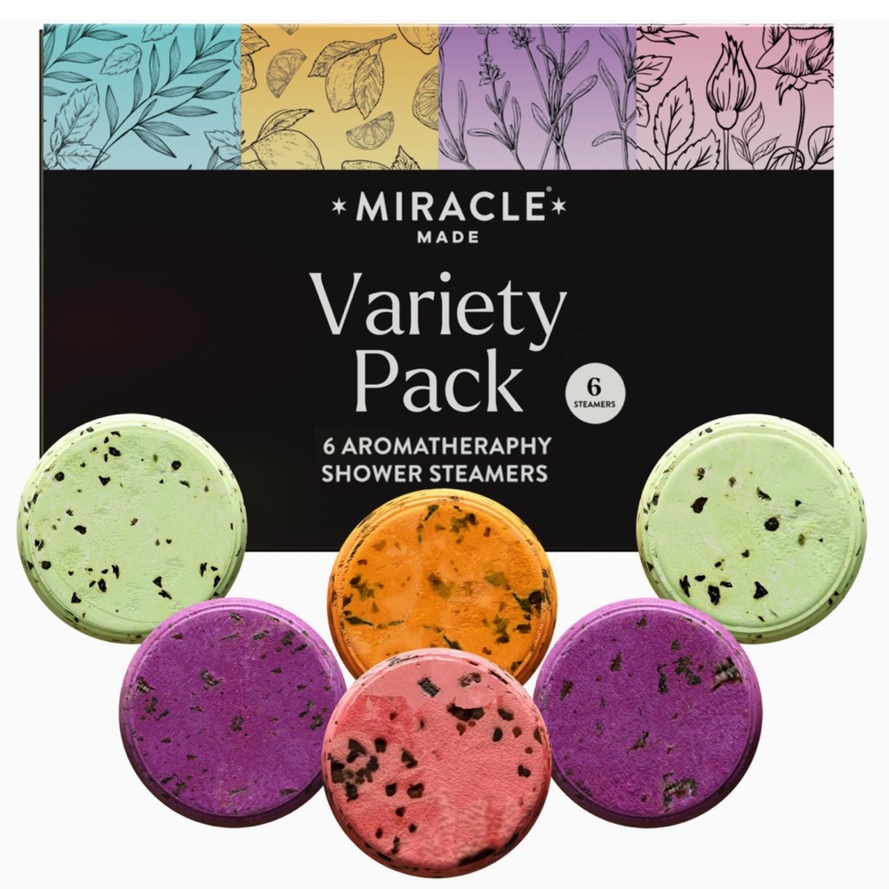 Shower Steamers Variety Aromatherapy Essential Oil Relaxation Daily Melts 1 SL1